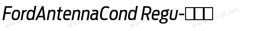 FordAntennaCond Regu字体转换